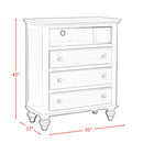 Elements International Chatham 3-Drawer Media Chest CH555TV IMAGE 3