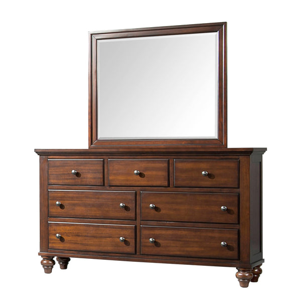 Elements International Chatham 7-Drawer Dresser with Mirror CH555DRMR IMAGE 1