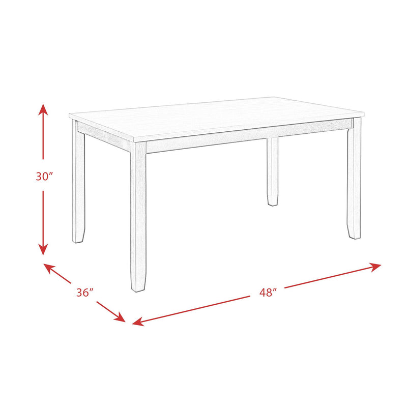 Elements International Martin Gray 5 pc Dinette DMT3005DS IMAGE 19