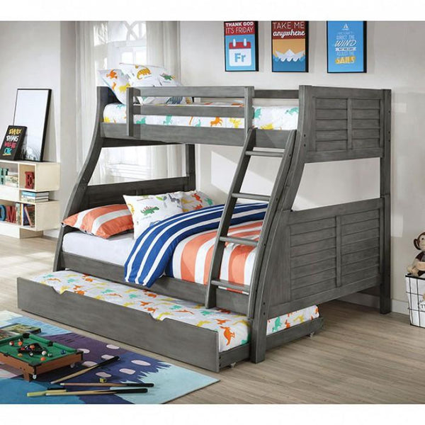 Furniture of America Kids Beds Bunk Bed CM-BK963GY-BED IMAGE 1