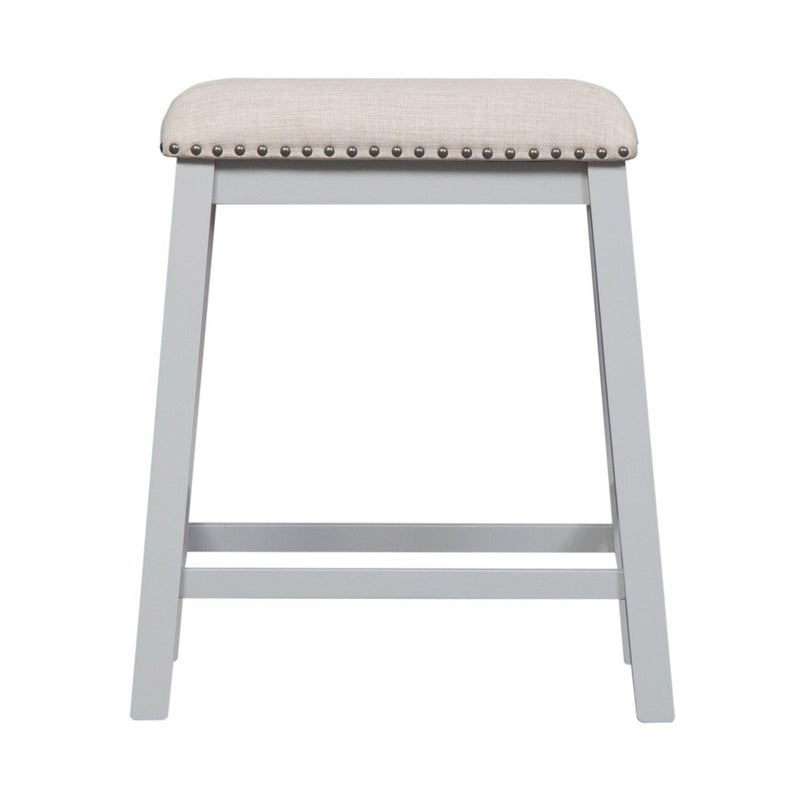  Liberty Furniture Industries Inc. Brook Creek 942W-CD-5CTS 5 Piece Counter Set - White IMAGE 6