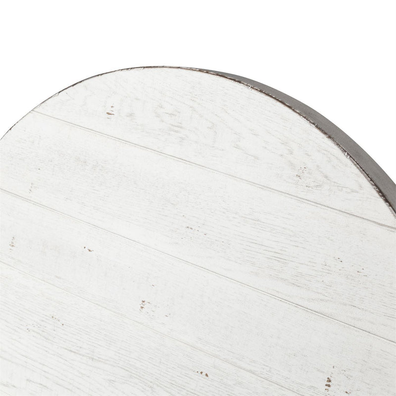  Liberty Furniture Industries Inc. Modern Farmhouse 406W-OT1013 Splay Leg Round Cocktail Table IMAGE 4