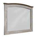International Furniture Direct Pueblo Gray Dresser Mirror IFD3401MIR IMAGE 1