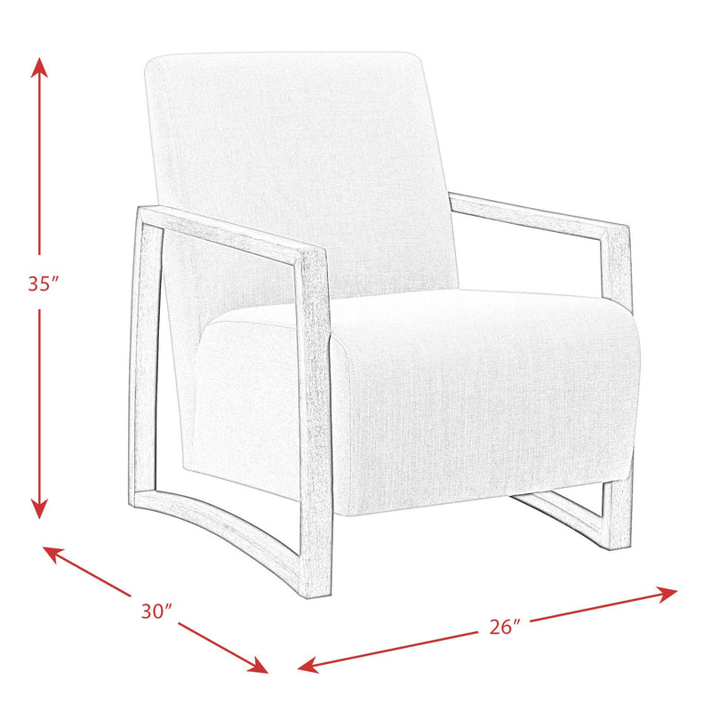 Elements International Furman Stationary Fabric Accent Chair UFM1441100E IMAGE 12