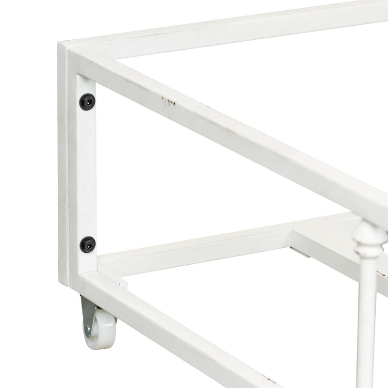  Liberty Furniture Industries Inc. Vintage Series 179-Day Twin Metal Trundle - Antique White IMAGE 6