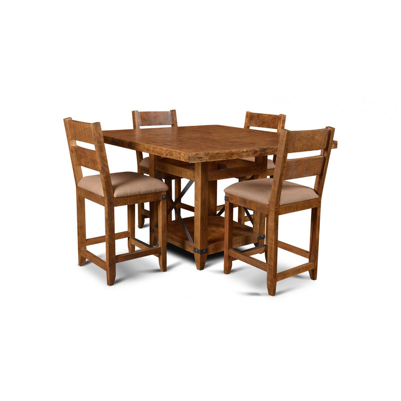 Horizon Home Furniture Square Urban Rustic Counter Height Dining Table H8365-055 IMAGE 2