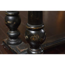 Horizon Home Furniture Old World Monaco Bench H8030-088-BLK IMAGE 4