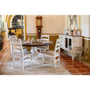 International Furniture Direct Round Rock Valley Dining Table with Pedestal Base IFD1921RNDTP/IFD1921RNDBA IMAGE 9