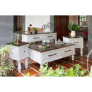 International Furniture Direct Rock Valley Chairside Table IFD1921CST IMAGE 4