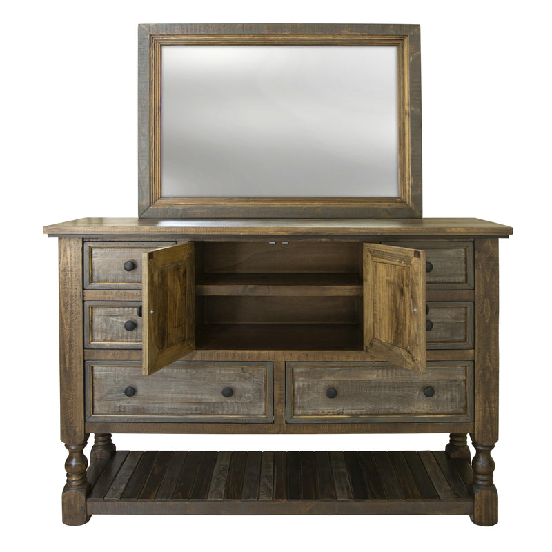 International Furniture Direct Stone 6-Drawer Dresser IFD4591DSR IMAGE 2