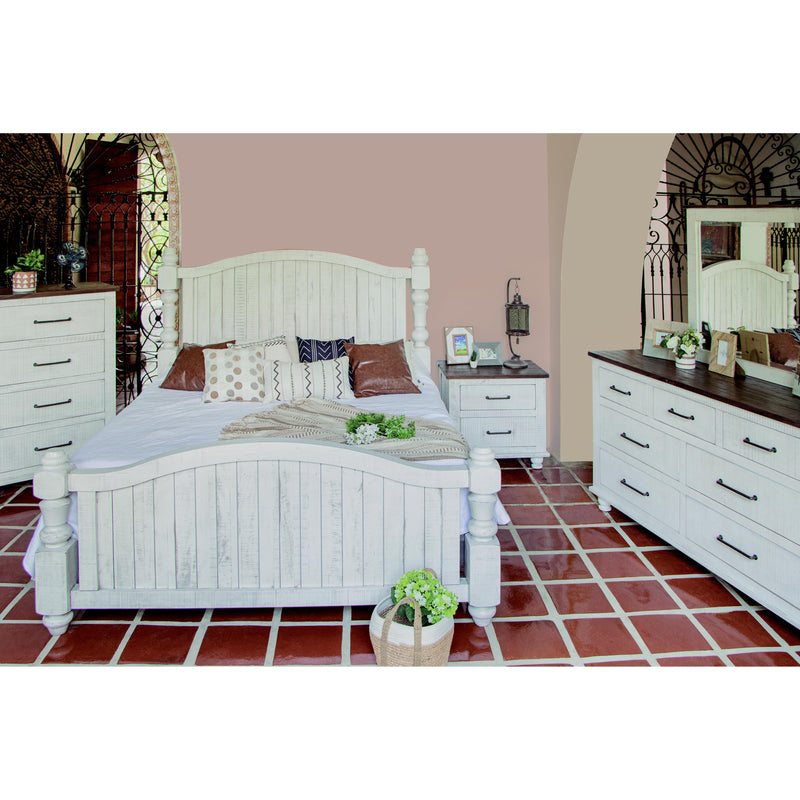 International Furniture Direct Rock Valley California King Panel Bed IFD1921HBDEK/IFD1921FTBEK/IFD01RLSIVCK IMAGE 2