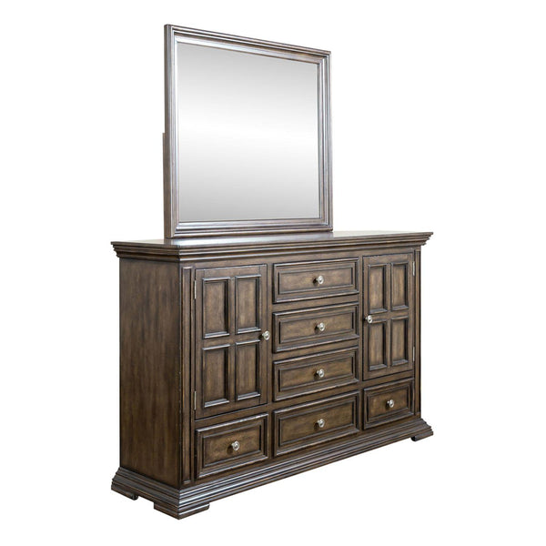  Liberty Furniture Industries Inc. Big Valley 361-BR-DM Dresser & Mirror IMAGE 1