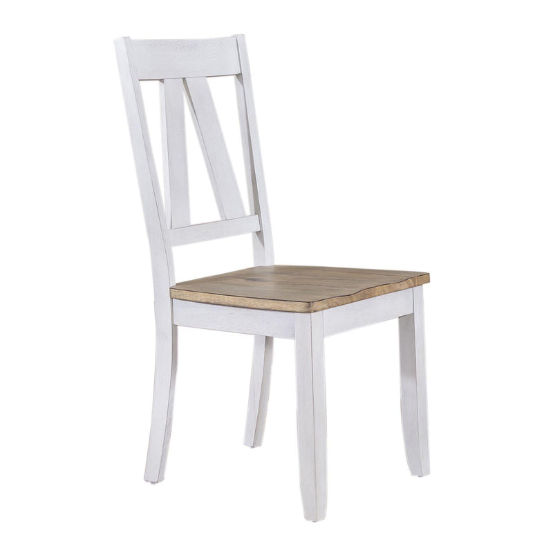  Liberty Furniture Industries Inc. Lindsey Farm 62WH-C2500S Splat Back Side Chair IMAGE 2