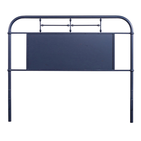  Liberty Furniture Industries Inc. Vintage 179-BR13H-N Queen Metal Headboard - Navy IMAGE 1