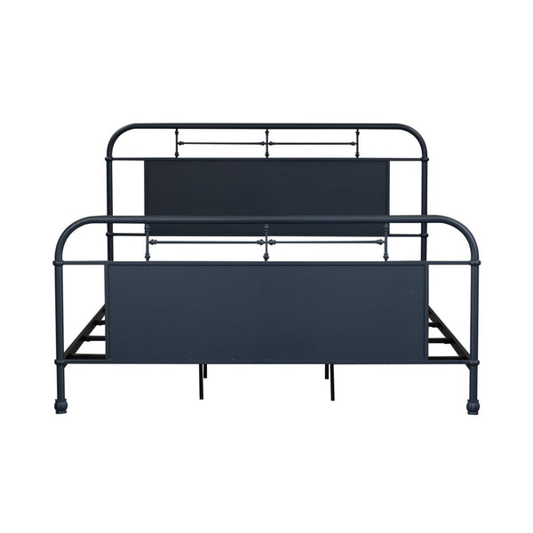  Liberty Furniture Industries Inc. Vintage 179-BR15HFR-N King Metal Bed - Navy IMAGE 1