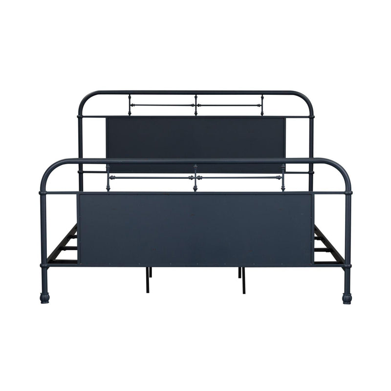  Liberty Furniture Industries Inc. Vintage 179-BR15HFR-N King Metal Bed - Navy IMAGE 1