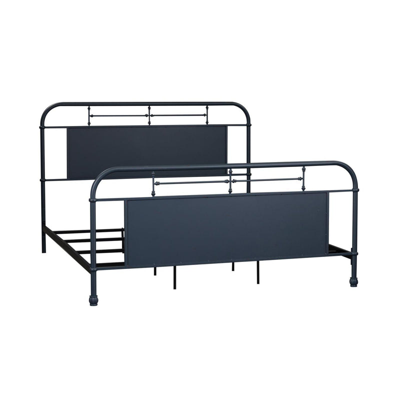 Liberty Furniture Industries Inc. Vintage 179-BR15HFR-N King Metal Bed - Navy IMAGE 2