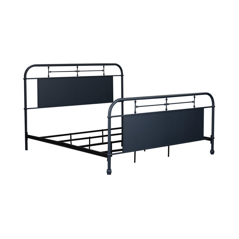  Liberty Furniture Industries Inc. Vintage 179-BR15HFR-N King Metal Bed - Navy IMAGE 3