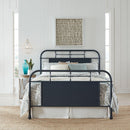  Liberty Furniture Industries Inc. Vintage 179-BR15HFR-N King Metal Bed - Navy IMAGE 5