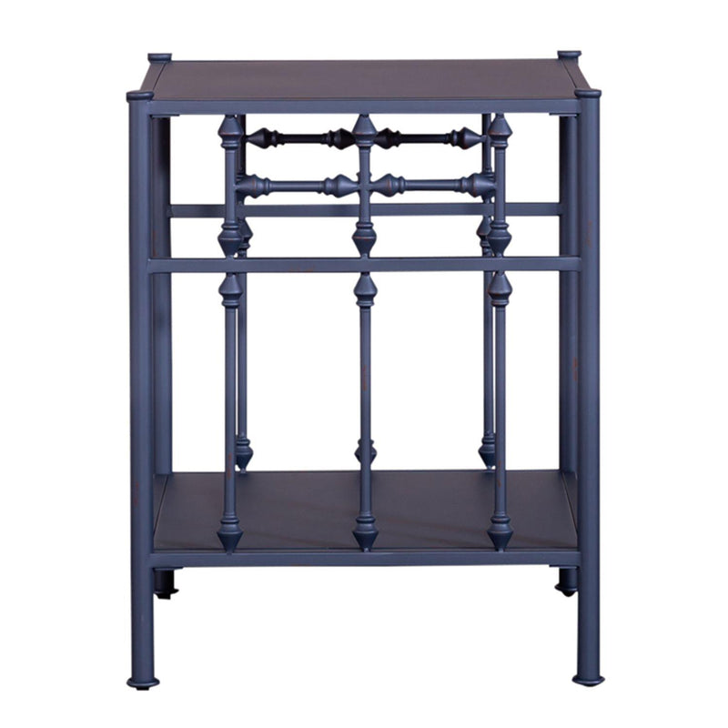  Liberty Furniture Industries Inc. Vintage Series 179-BR61 Open Nightstand - Navy IMAGE 3