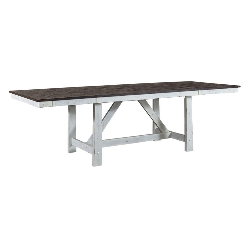  Liberty Furniture Industries Inc. Farmhouse 139WH-T4002 Trestle Table IMAGE 2