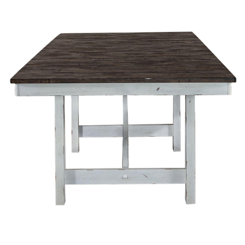  Liberty Furniture Industries Inc. Farmhouse 139WH-T4002 Trestle Table IMAGE 3