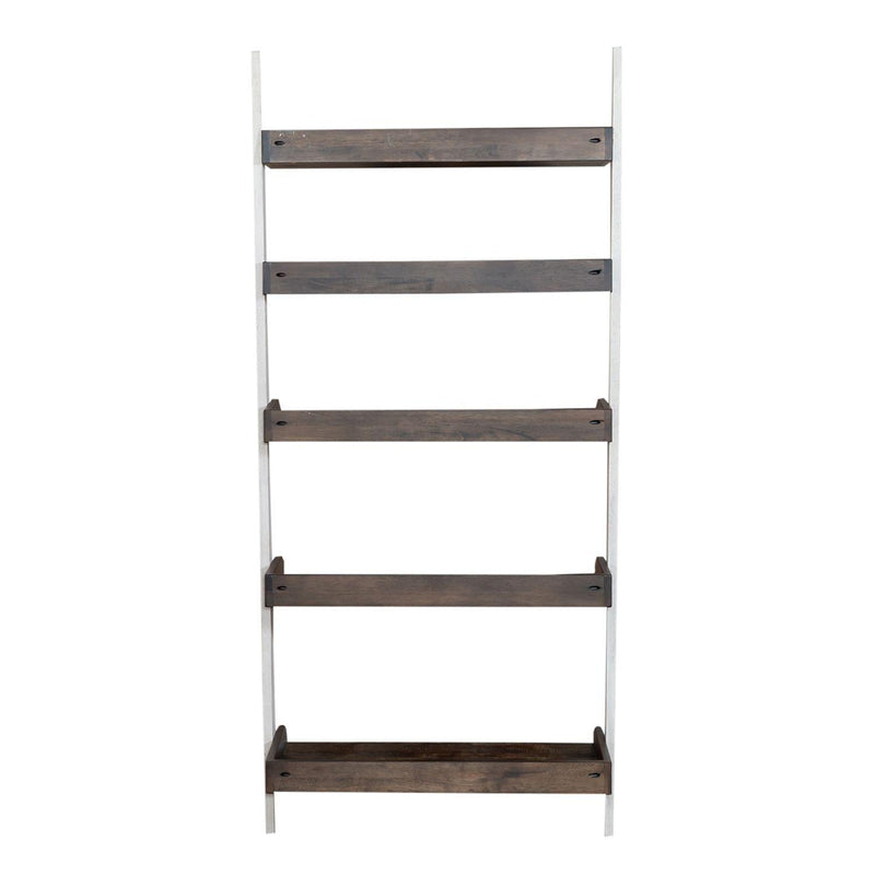  Liberty Furniture Industries Inc. Farmhouse 139WH-BK202 Leaning Bookcase IMAGE 5