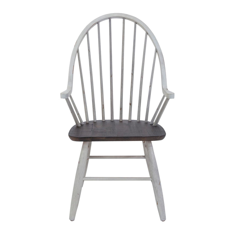  Liberty Furniture Industries Inc. Farmhouse 139WH-C1000A Windsor Back Arm Chair IMAGE 2