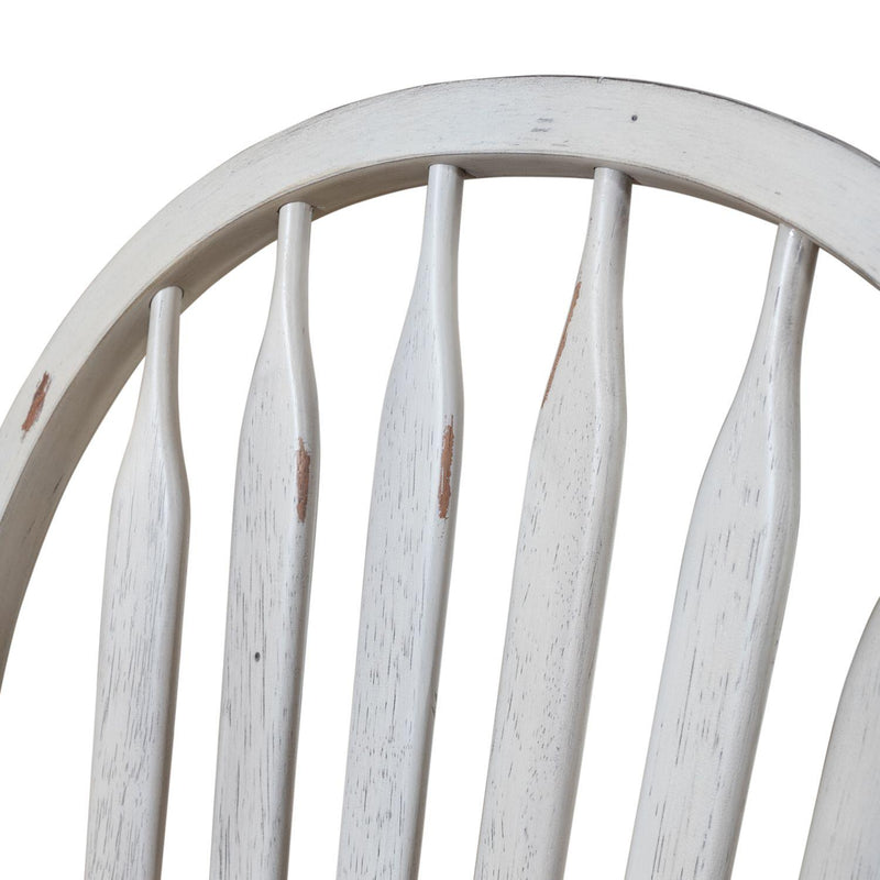 Liberty Furniture Industries Inc. Carolina Crossing 186W-C1000S Windsor Side Chair - White IMAGE 5