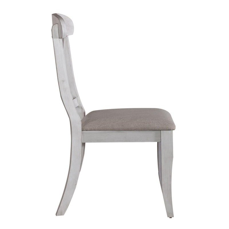  Liberty Furniture Industries Inc. Ocean Isle 303W-C3001S Upholstered X Back Side Chair IMAGE 3