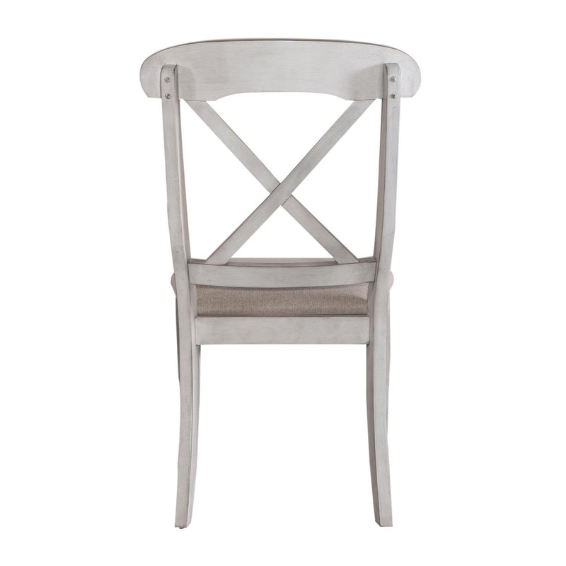 Liberty Furniture Industries Inc. Ocean Isle 303W-C3001S Upholstered X Back Side Chair IMAGE 4