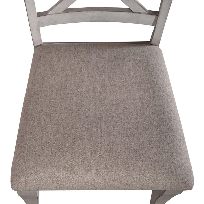  Liberty Furniture Industries Inc. Ocean Isle 303W-C3001S Upholstered X Back Side Chair IMAGE 6