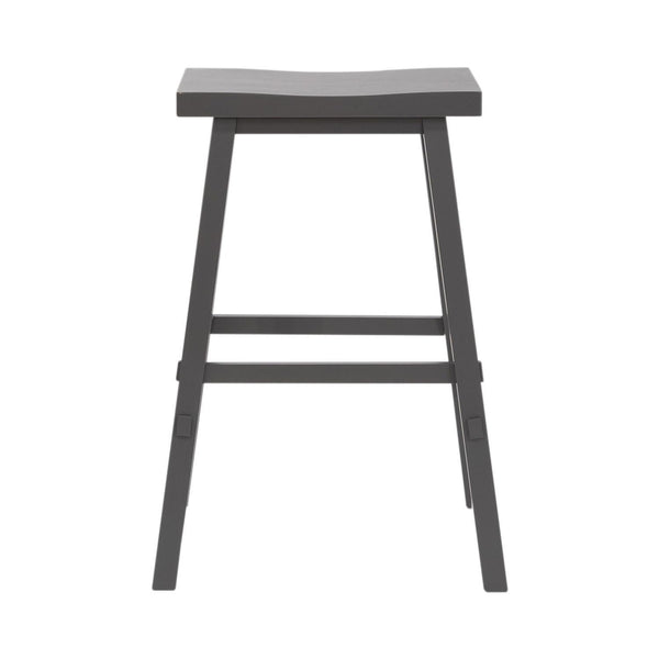  Liberty Furniture Industries Inc. Creations 38-B1824 Sawhorse Counter Stool - Gray IMAGE 1