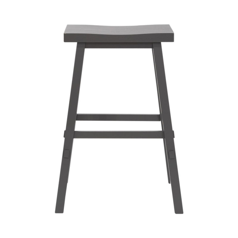  Liberty Furniture Industries Inc. Creations 38-B1824 Sawhorse Counter Stool - Gray IMAGE 1