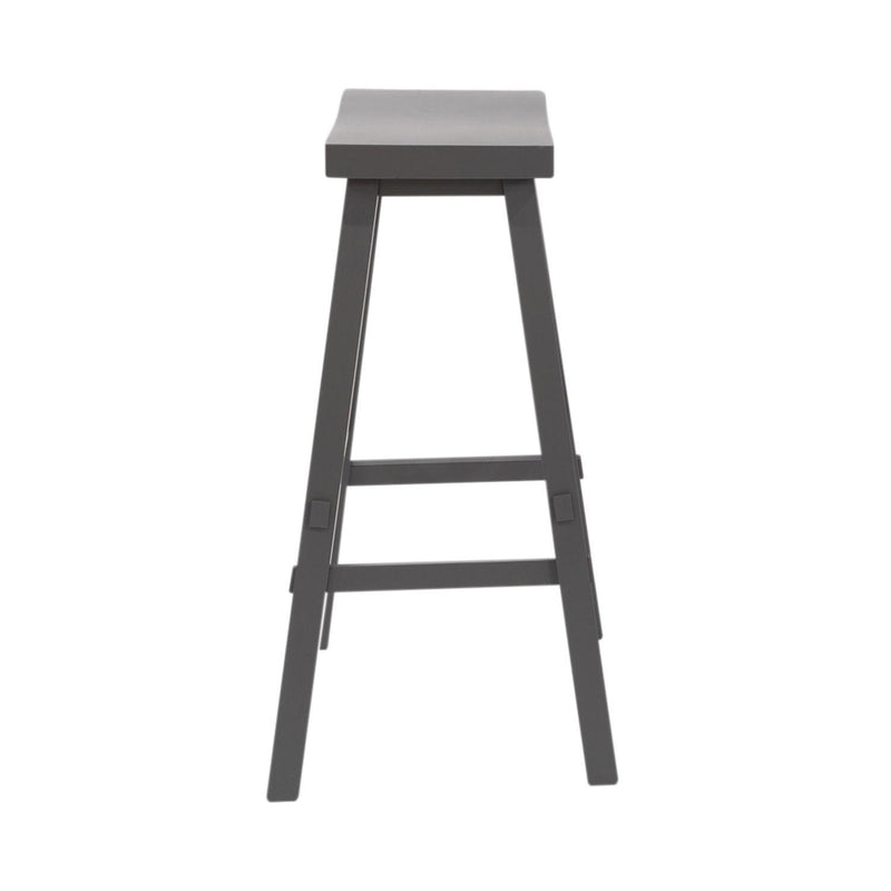  Liberty Furniture Industries Inc. Creations 38-B1824 Sawhorse Counter Stool - Gray IMAGE 3