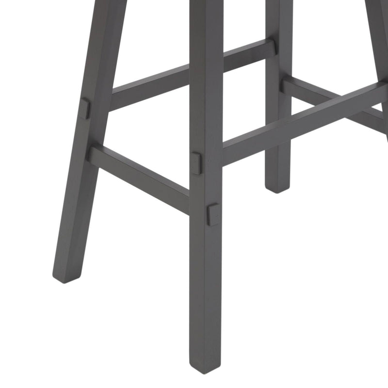  Liberty Furniture Industries Inc. Creations 38-B1824 Sawhorse Counter Stool - Gray IMAGE 5