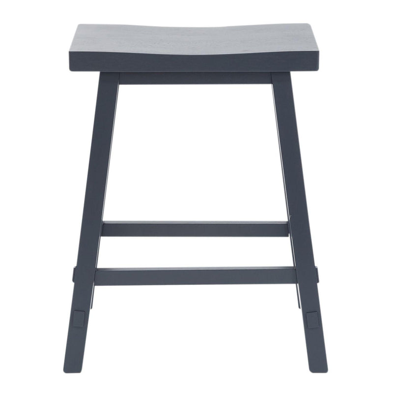  Liberty Furniture Industries Inc. Creations 38-B1824 Sawhorse Counter Stool - Navy IMAGE 1