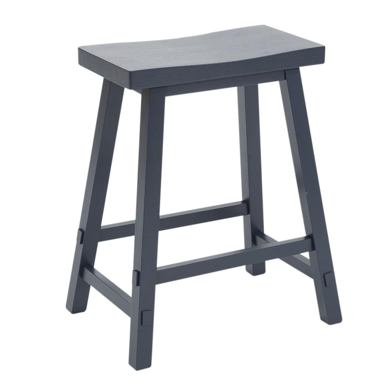  Liberty Furniture Industries Inc. Creations 38-B1824 Sawhorse Counter Stool - Navy IMAGE 2