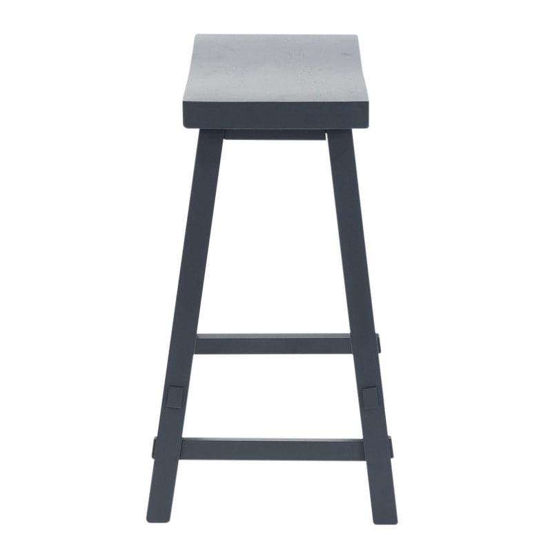  Liberty Furniture Industries Inc. Creations 38-B1824 Sawhorse Counter Stool - Navy IMAGE 3