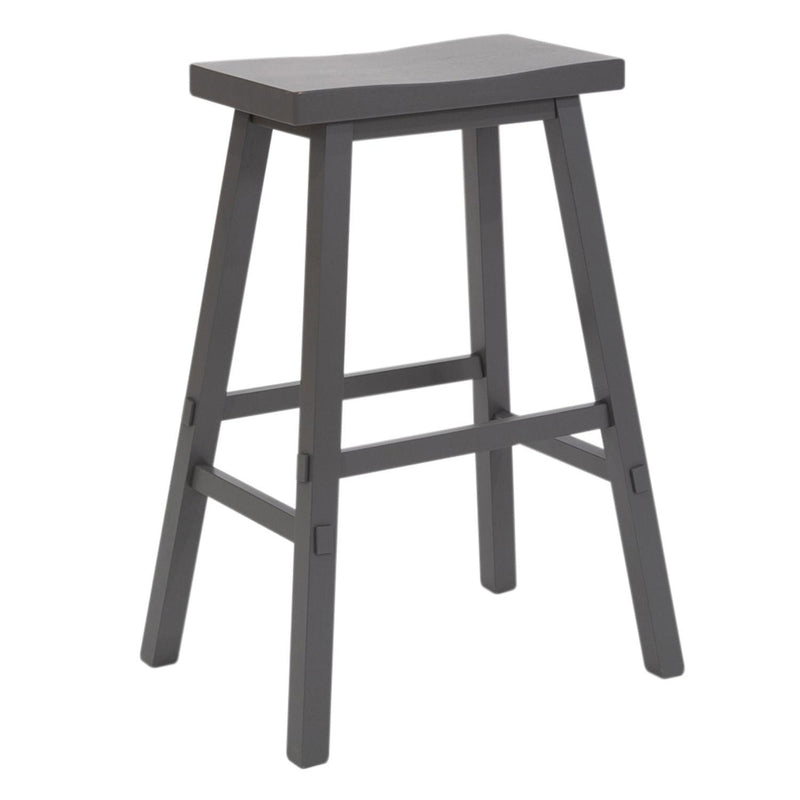  Liberty Furniture Industries Inc. Creations II 38-B1830 Sawhorse Stool - Gray IMAGE 2