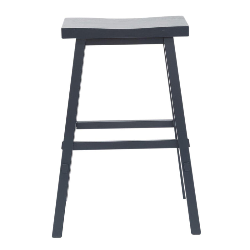  Liberty Furniture Industries Inc. Creations II 38-B1830 Sawhorse Stool - Navy IMAGE 1