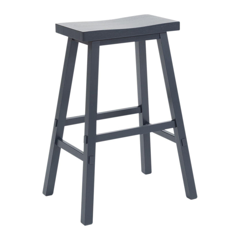  Liberty Furniture Industries Inc. Creations II 38-B1830 Sawhorse Stool - Navy IMAGE 2