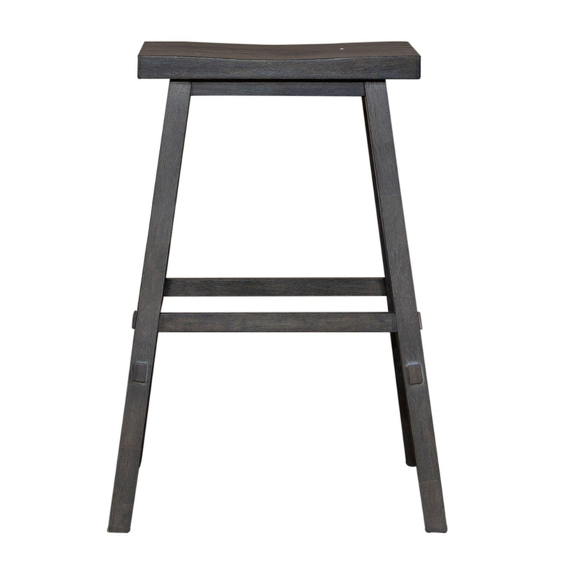  Liberty Furniture Industries Inc. Creations II 38-B1830 Sawhorse Stool - Slate IMAGE 1