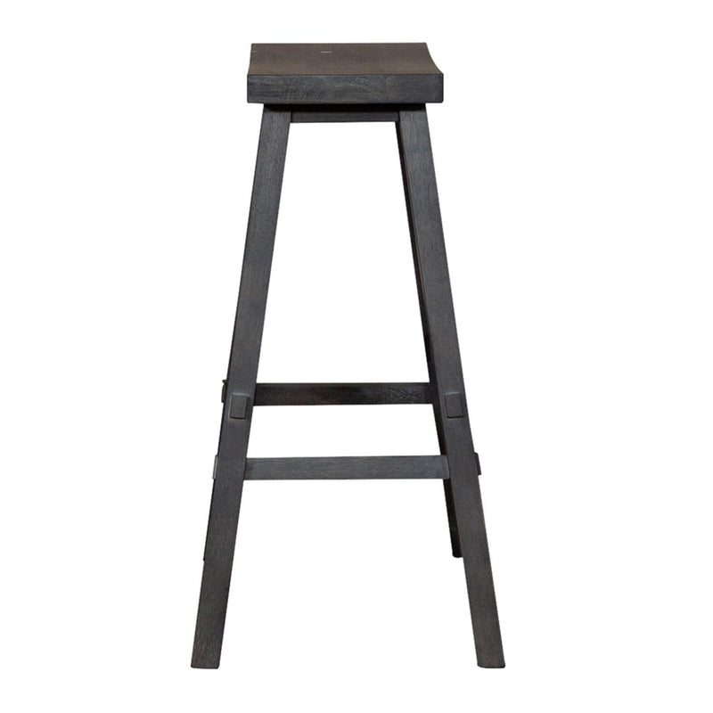  Liberty Furniture Industries Inc. Creations II 38-B1830 Sawhorse Stool - Slate IMAGE 3