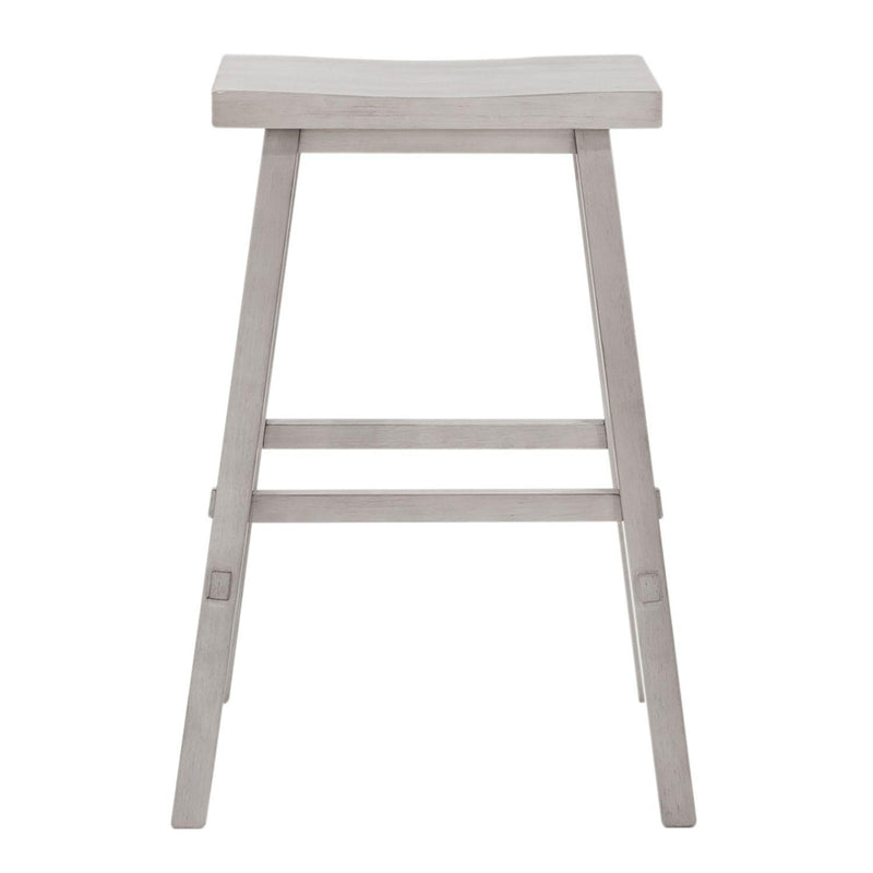  Liberty Furniture Industries Inc. Creations II 38-B1830 Sawhorse Stool - White IMAGE 1