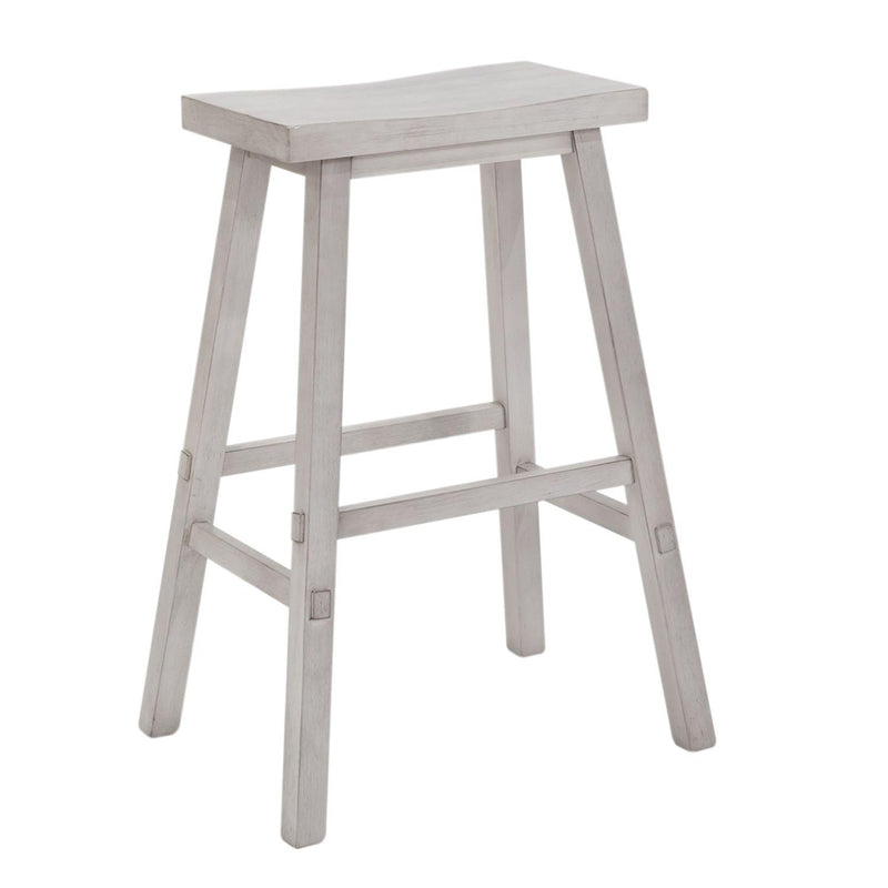  Liberty Furniture Industries Inc. Creations II 38-B1830 Sawhorse Stool - White IMAGE 2