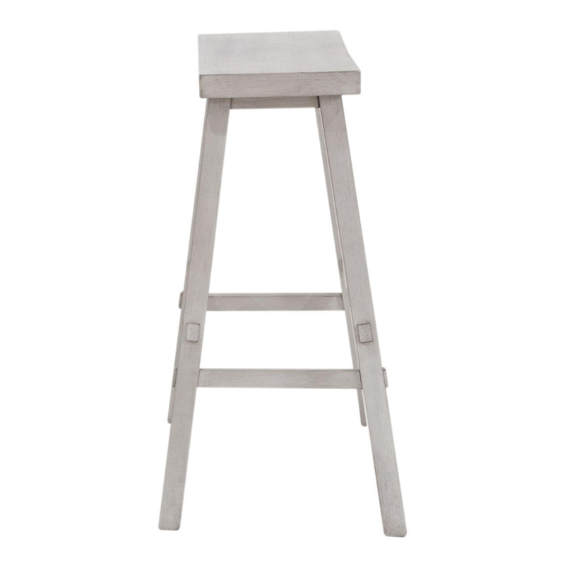  Liberty Furniture Industries Inc. Creations II 38-B1830 Sawhorse Stool - White IMAGE 3