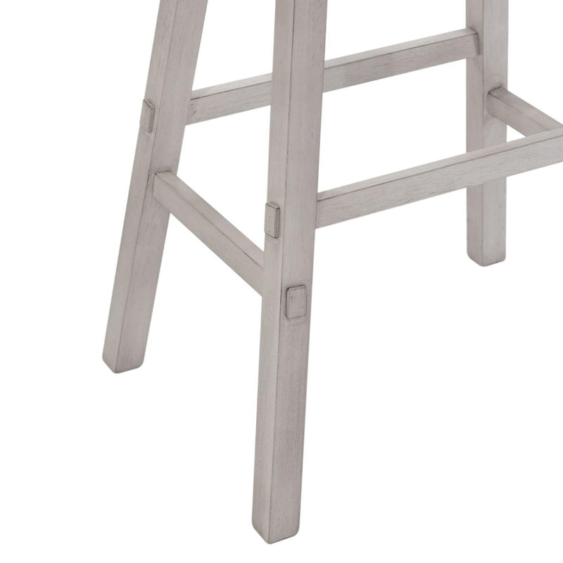  Liberty Furniture Industries Inc. Creations II 38-B1830 Sawhorse Stool - White IMAGE 5