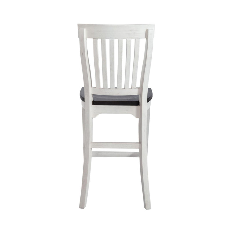  Liberty Furniture Industries Inc. Allyson Park 417-C150024 Counter Height Slat Back Side Chair IMAGE 4