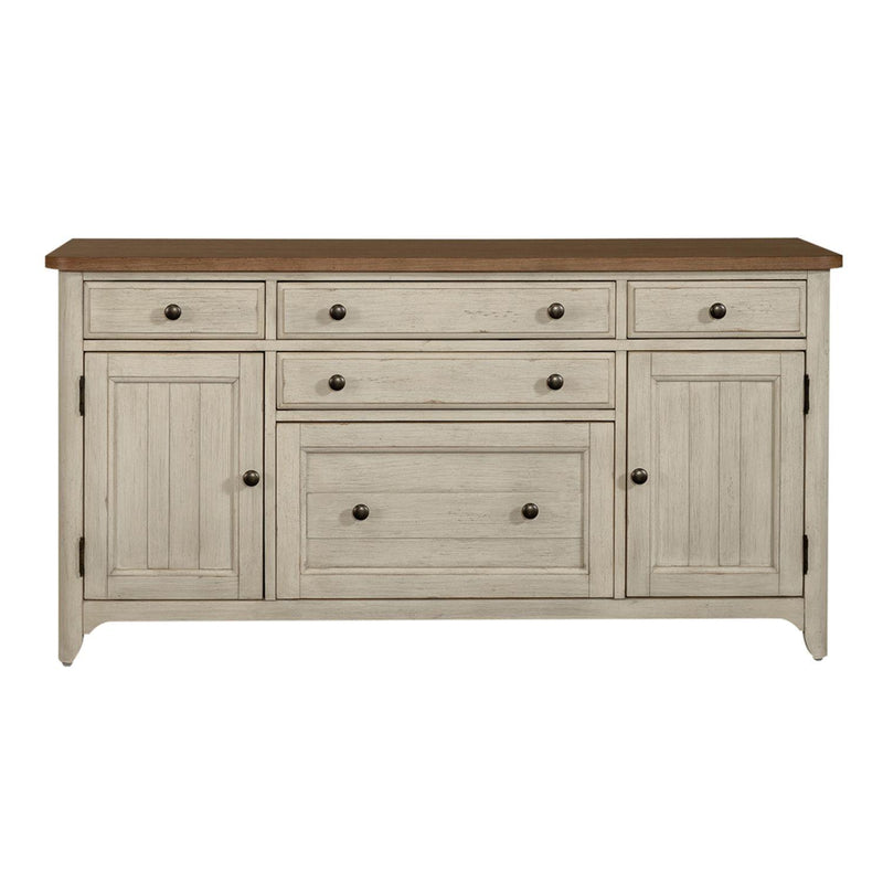  Liberty Furniture Industries Inc. Farmhouse Reimagined 652-HO120 Credenza IMAGE 1